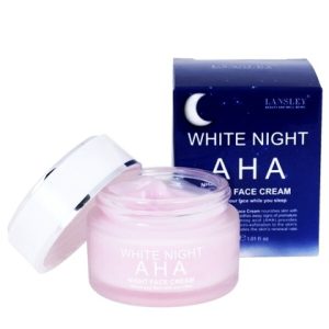13.Beauty Buffet Lansley AHA White Night Face Cream ครีมทาหน้ากลางคืน