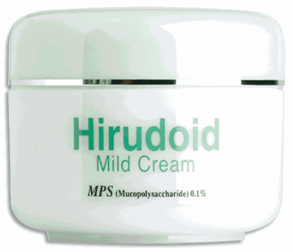 รักษารอยดำจากสิว Hirudoid Mild Cream